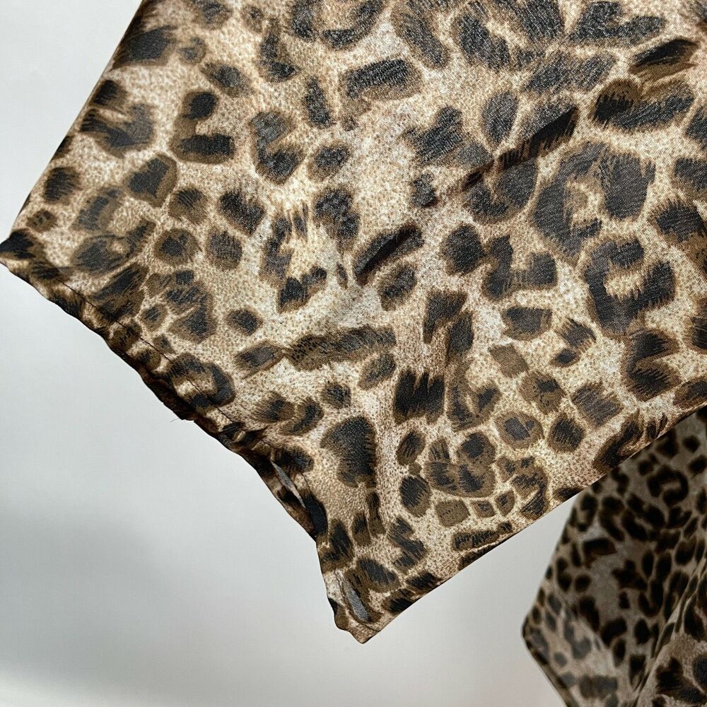 Metro‎ 22 Women's Top 3X Brown Animal Print - Picture 5 of 10